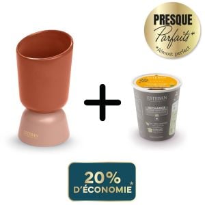 Refillable scented candle 180g Ambre