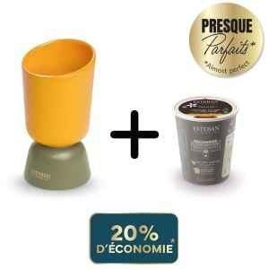 Refillable scented Initial candle 220g Néroli