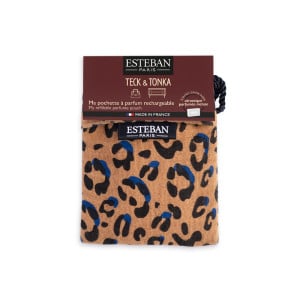 Pochette à parfum Teck et Tonka- coloris Léopard