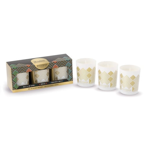 Coffret trio de mini bougies parfumées - Edition Collector