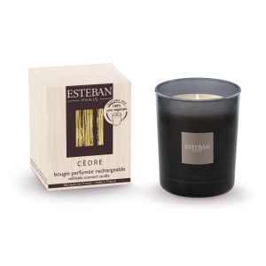 Bougie parfumée initiale rechargeable