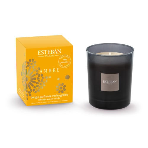 Refillable scented candle