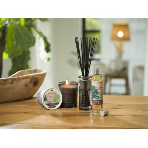 Refillable scented Initial candle