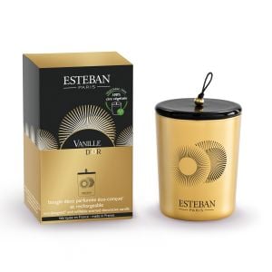 Refillable decorative scented candle