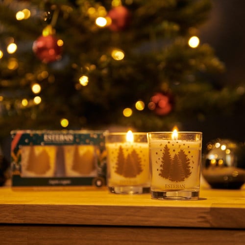 Coffret duo de mini bougies parfumées - Edition Noël